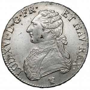 Francja, Ludwik XVI, Ecu 1791-I, Limoges