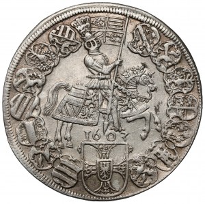 Germany, Teutonic Order, Maximilian I, Thaler 1603, Hall