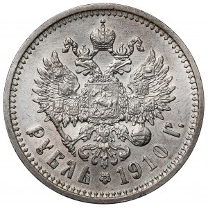 Rosja, Mikołaj II, Rubel 1910 EB, Petersburg