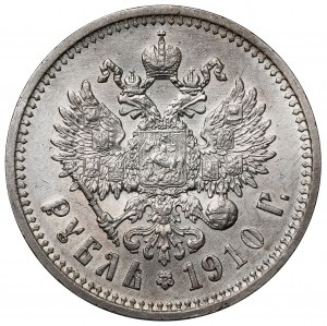 Russie, Nicolas II, Rouble 1910 EB, Saint-Pétersbourg