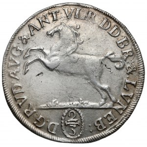 Brunswick-Wolfenbüttel, Rudolph August und Anton Ulrich, 2/3 talara / 24 mariengroschen 1697 HCH
