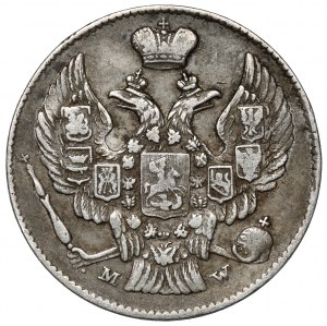 20 kopecks = 40 groschen 1845 MW, Varsovie - rare