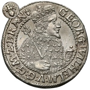 Prusse, George William, Ort Königsberg 1623 - marque avec DEUX croix