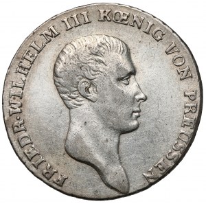 Prusy, Friedrich Wilhelm III, 1/3 talara 1809-G, Glatz (Kłodzko) - rzadkie