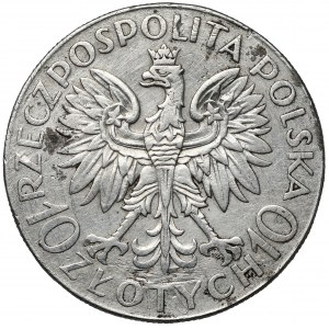 Traugutt 10 złotych 1933 - falsyfikat z epoki