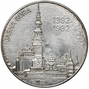 Medal SREBRO 600 lat obecności obrazu na Jasnej Górze 1382-1982