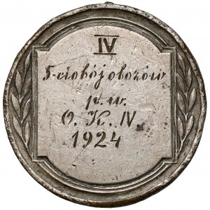 Medal 1924 - IV miejsce w pięcioboju O.K.IV.