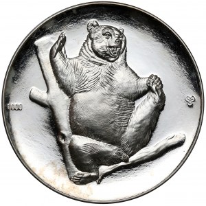 Niemcy, Medal SREBRO 110-lecie ZOO w Hannover 1865-1975
