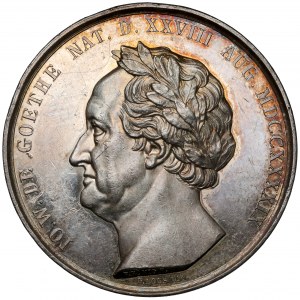 Niemcy, Frankfurt, Medal 1832 - Johann Wolfgang von Goethe