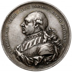 Niemcy, Prusy, Friedrich Wilhelm II, Medal 1786 - Wstąpienie na tron