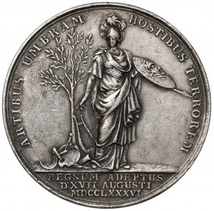 Allemagne, Prusse, Friedrich Wilhelm II, Médaille 1786 - Accession au trône