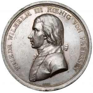 Niemcy, Prusy, Friedrich Wilhelm III, Medal 1798 - hołd w Berlinie
