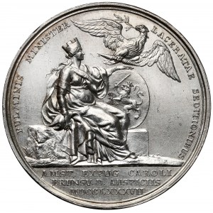 Niemcy, Prusy, Friedrich Wilhelm II, Medal 1787 - Zdobycie Amsterdamu