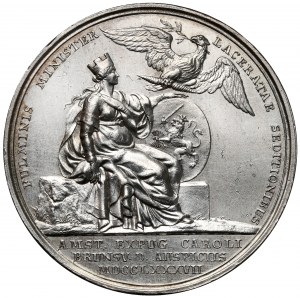 Allemagne, Prusse, Friedrich Wilhelm II, Médaille 1787 - Conquête d'Amsterdam