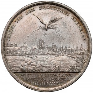 Niemcy, Prusy, Friedrich Wilhelm II, Medal 1793 - Zdobycie Moguncji