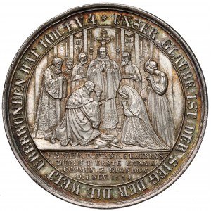 Niemcy, Brandenburgia, Medal 1839 - 300. lecie Reformacji