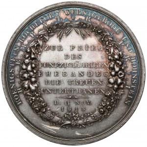 Niemcy, Stolberg-Wernigerode, Medal 1818 - Złota rocznica ślubu