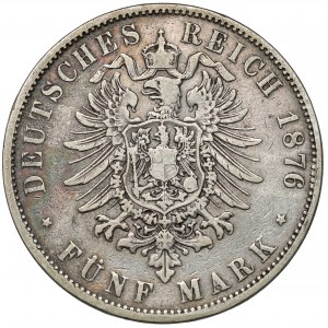 Hessen, 5 marek 1876-H - rzadkie
