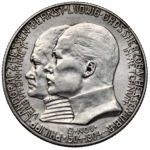 Hessen, 2 marki 1904, Berlin - 400-lecie urodzin Filipa Landgrafa