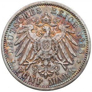 Baden, 5 marks 1898-G, Karlsruhe