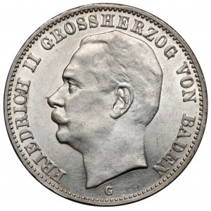 Baden, 3 marki 1912-G, Karlsruhe