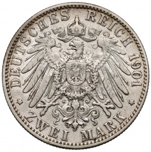 Baden, 2 marques 1901-G, Karlsruhe