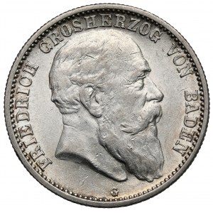Baden, 2 marki 1907-G, Karlsruhe