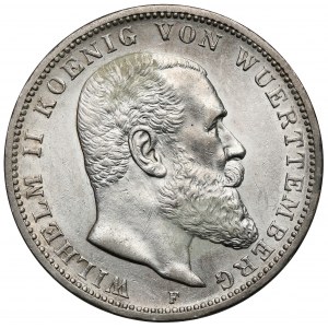 Wirtembergia, 3 marki 1874-F