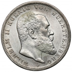 Württemberg, 3 marques 1874-F