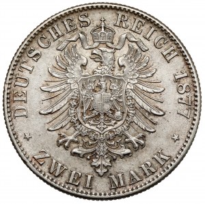 Württemberg, 2 marks 1877-F