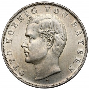 Bawaria, 3 marki 1912-D, Monachium