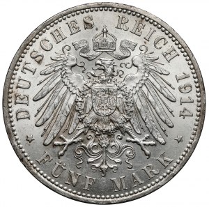 Prussia, 5 marks 1914-A, Berlin