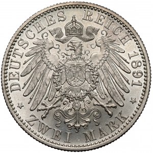 Prusy, 2 marki 1891-A, Berlin