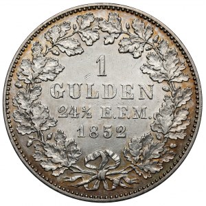 Prusy-Brandenburgia, Friedrich Wilhelm IV, Gulden 1852-A, Berlin