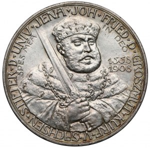 Saxony-Weimar-Eisenach, 5 marks 1908-A, Berlin-University of Jena