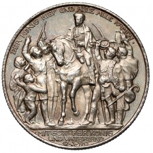 Prusy, 3 marki 1913-A, Berlin - Bitwa Narodów