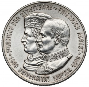 Saksonia, 2 marki 1909 - Uniwersytet w Lipsku
