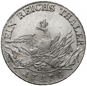 Prusse, Friedrich II, Thaler 1778-A, Berlin
