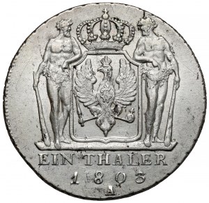 Prusse, Friedrich Wilhelm III, Thaler 1803-A, Berlin