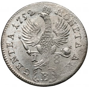 Śląsk, Fryderyk II Wielki, Ort 1752-B, Wrocław