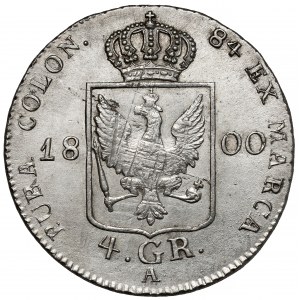 Prusy, Friedrich Wilhelm III, 4 grosze 1800-A, Berlin