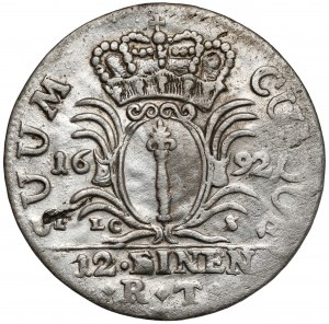 Prusse-Brandebourg, Friedrich III, 1/12 thaler 1692 LCS
