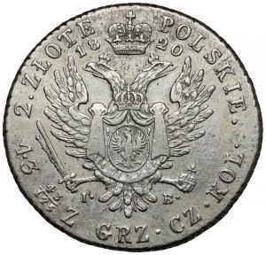 2 Polish zloty 1820 IB - low edged