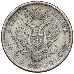 2 złote polskie 1821 IB