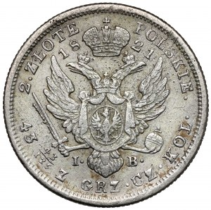 2 Polish zloty 1821 IB