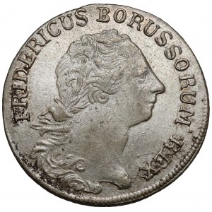 Prusy, Friedrich II, 1/6 talara 1776-E, Königsberg