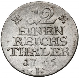 Prusy, Friedrich II, 1/12 talara 1765-E, Königsberg