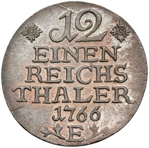 Prussia, Friedrich II, 1/12 thaler 1766-E, Königsberg