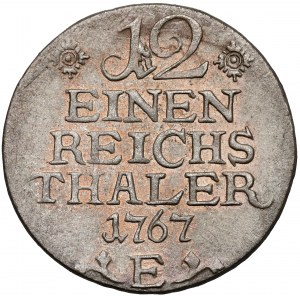 Prusy, Friedrich II, 1/12 talara 1767-E, Königsberg