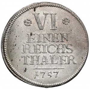 Brandenburg-Ansbach, Alexander, 1/6 talara 1757